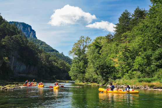 Paddeln auf dem Tarn